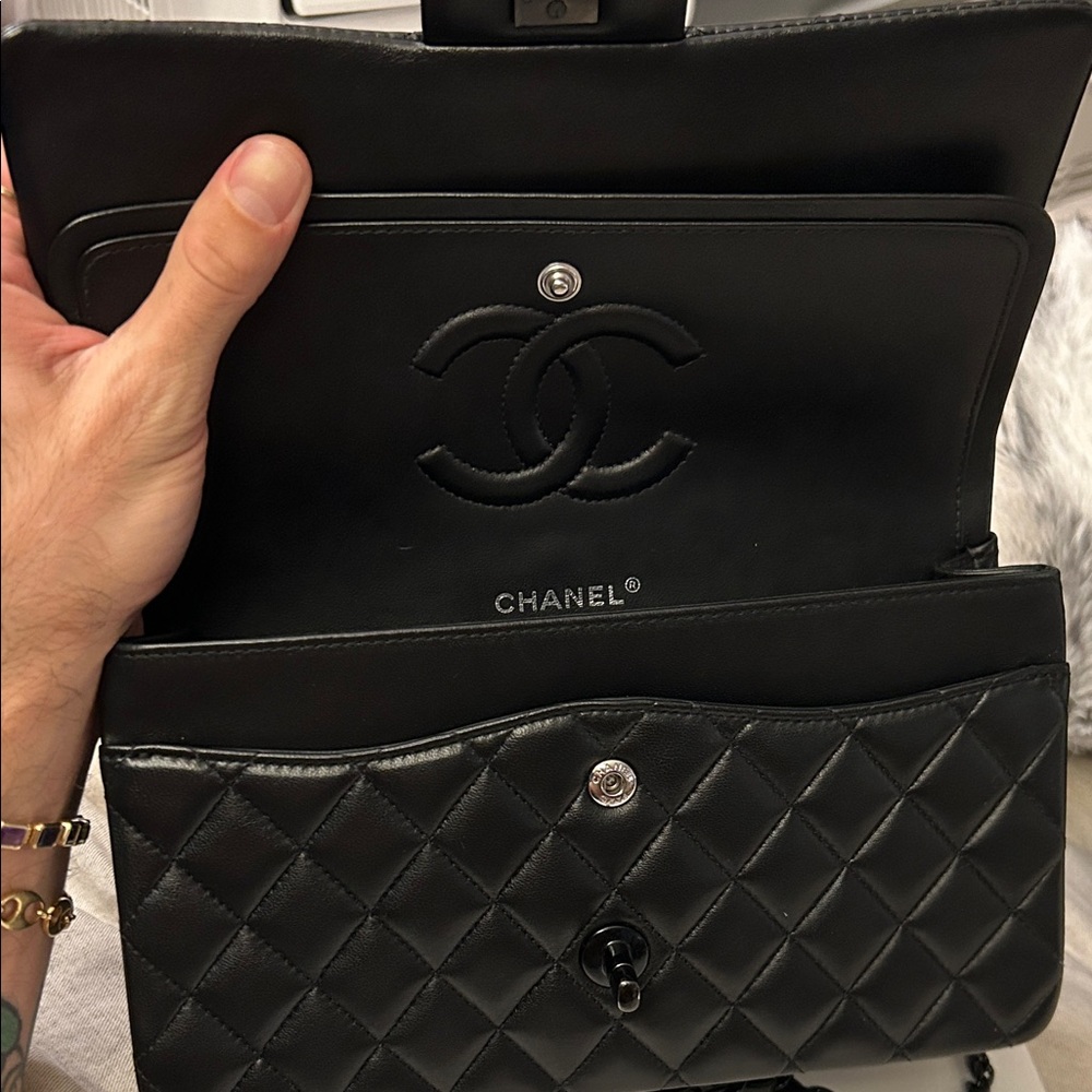 Chanel Classic Flap “ So Black “ Small - Picture 8 of 11